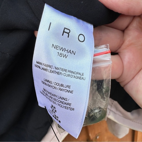 IRO leather moto jacket - Picture 9 of 13